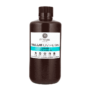 PrimaCreator Value Tough UV Resin (ABS Like) - 1 kg - Aqua Blue