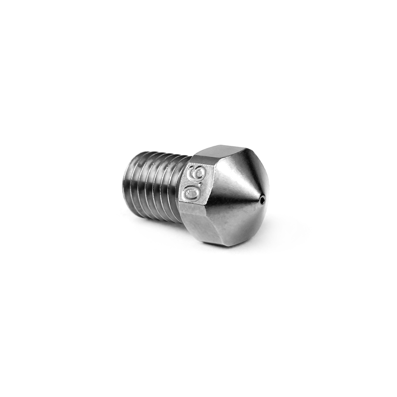 Micro Swiss Brass Plated Wear Resistant Nozzle for Flashforge Creator Pro 2 - 0,6 mm