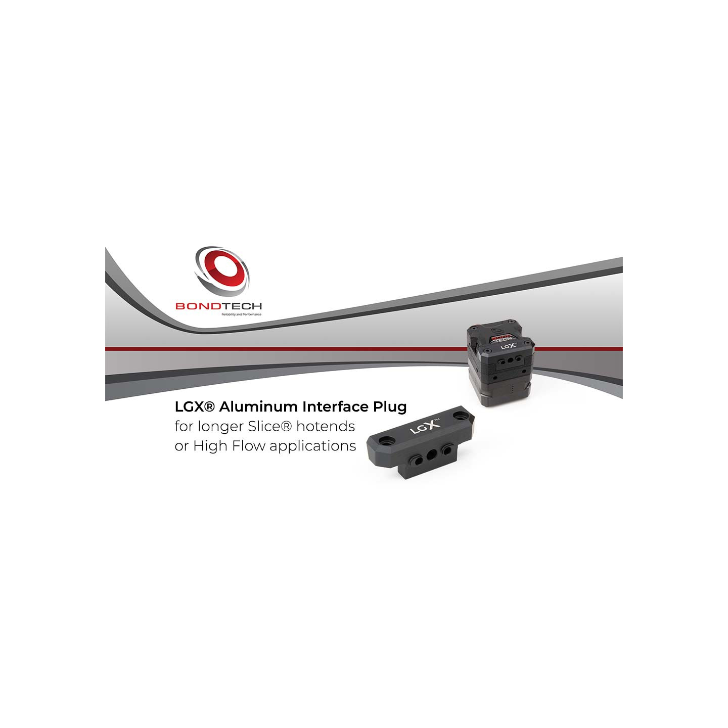 Bondtech LGX® Aluminum DD Interface Plug