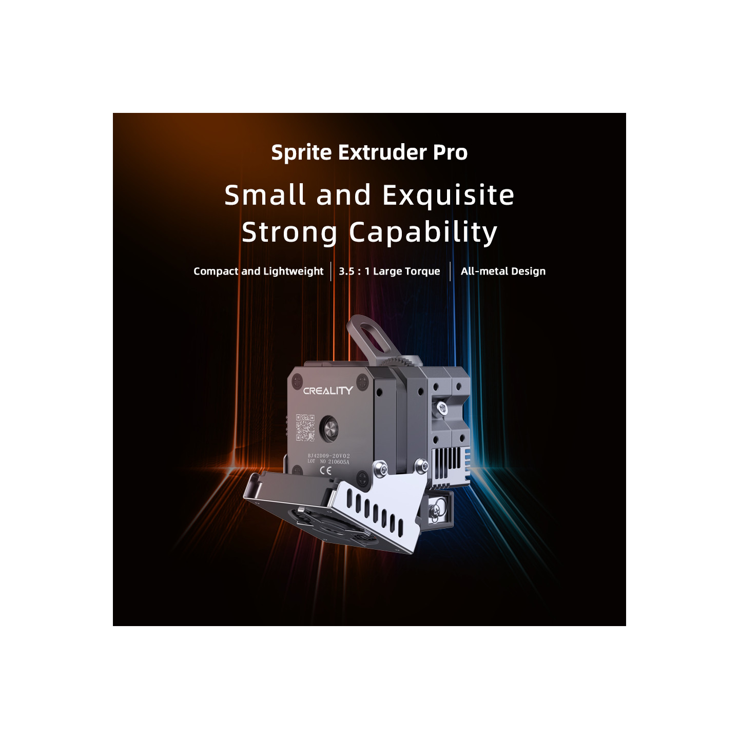 Creality 3D Sprite Extruder Pro (300℃ High Temperature Printing All Metal Design)