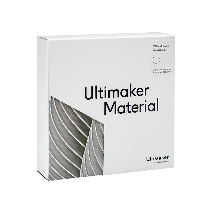 Ultimaker CPE+ - 2.85 mm - 700 g - Transparent
