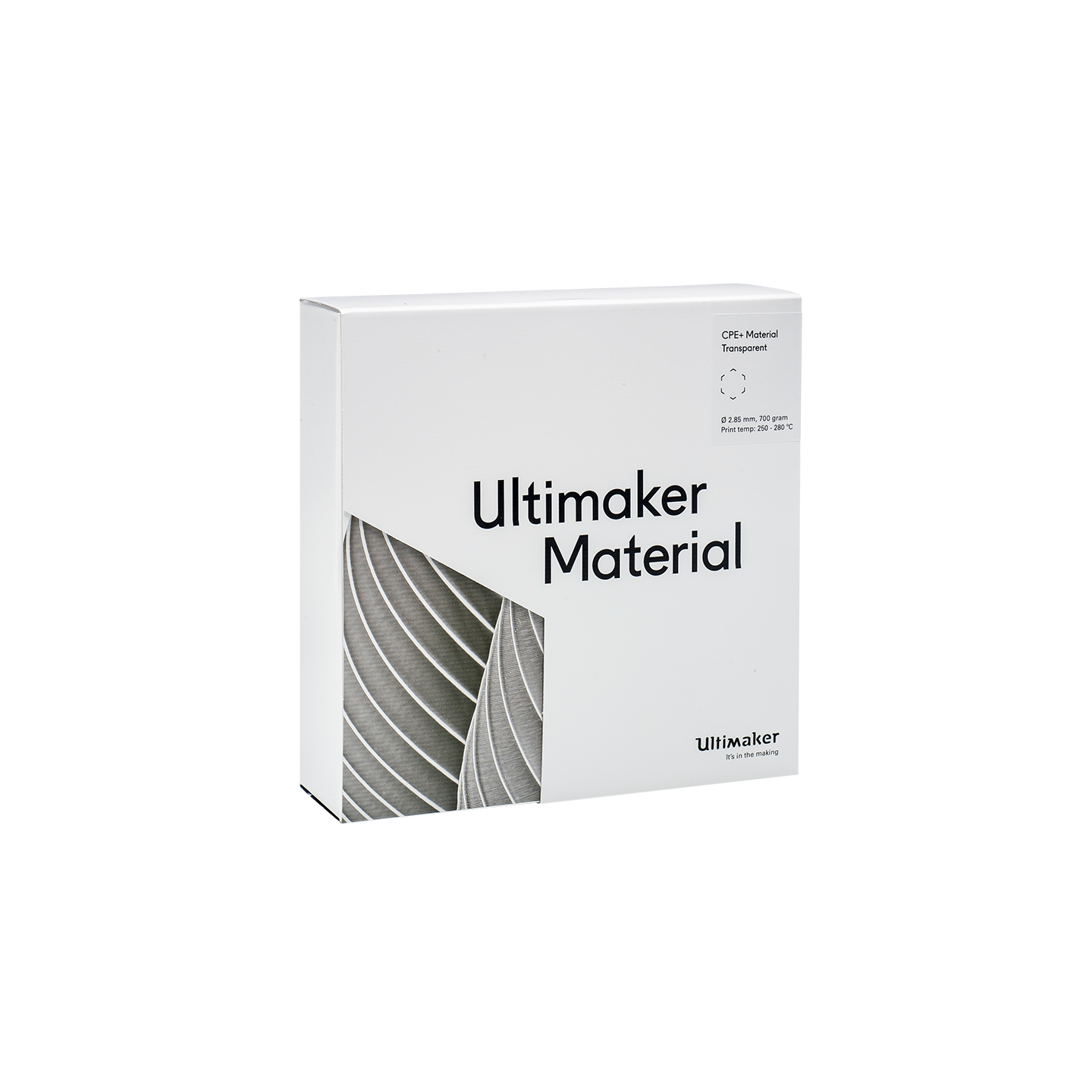Ultimaker CPE+ - 2.85 mm - 700 g - Transparent