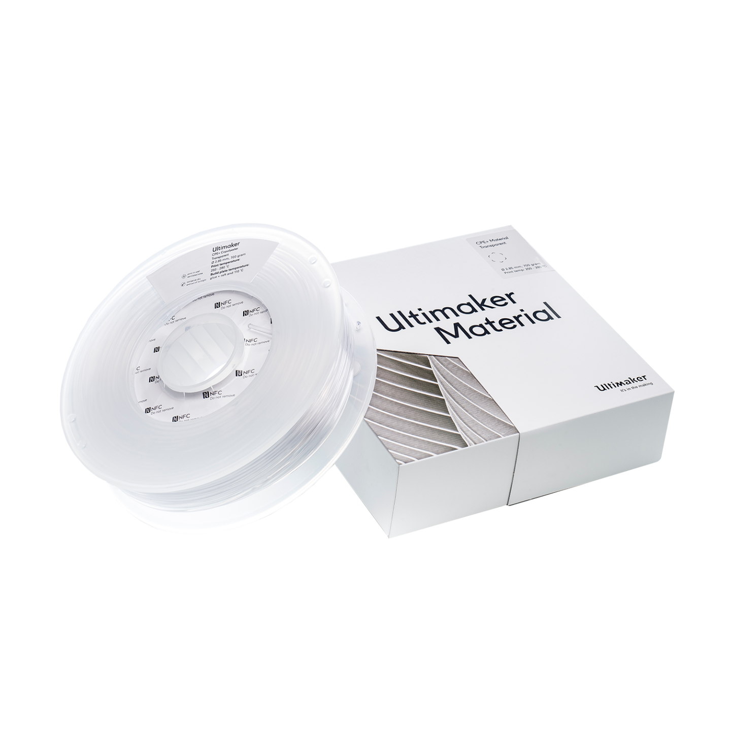 Ultimaker CPE+ - 2.85 mm - 700 g - Transparent