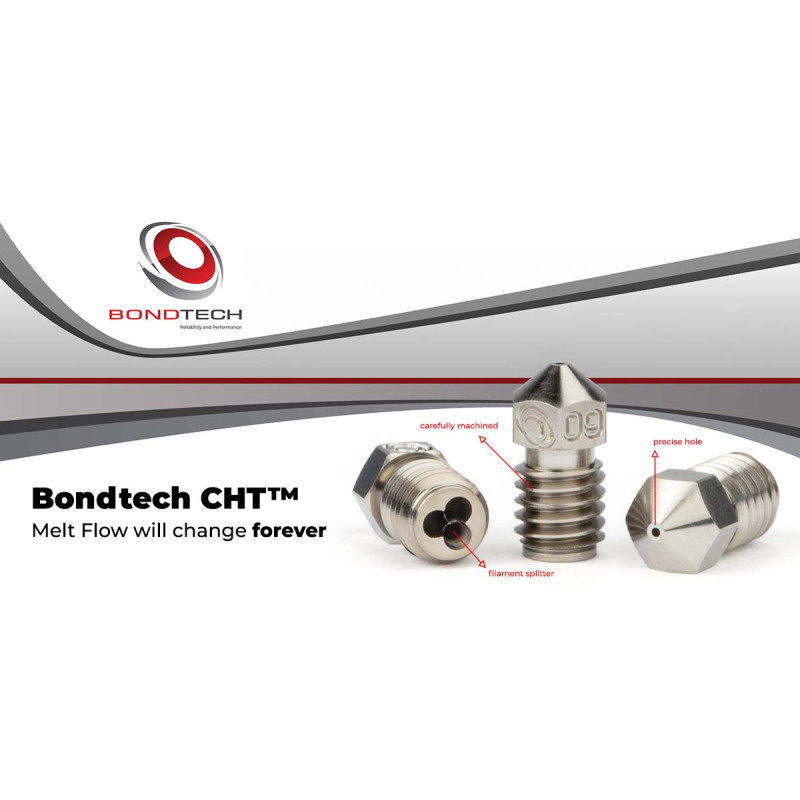 Bondtech CHT® Coated Brass Nozzle 5 pack