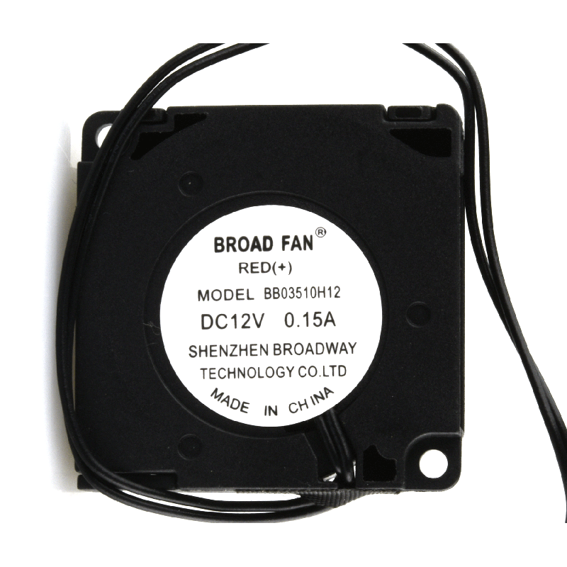 Raise3D E2 Left Extruder Model Cooling Fan