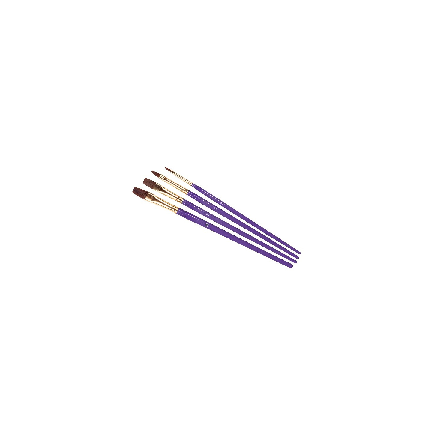 Humbrol AG4305 Brush Pack - Size (3/5/7/10) Flat
