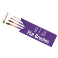 Humbrol AG4305 Brush Pack - Size (3/5/7/10) Flat