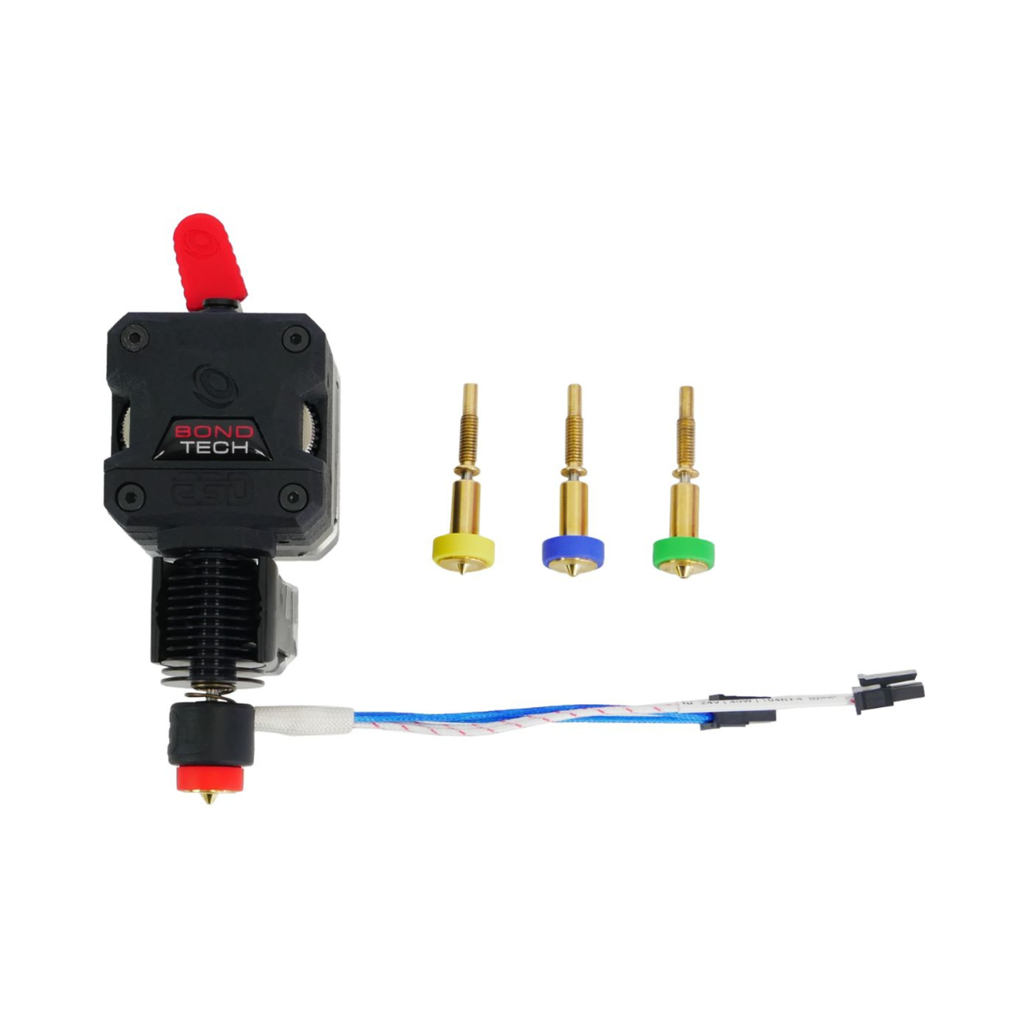 E3D Revo™ LGX Extruder - 24V - Fully Loaded Nozzle Kit