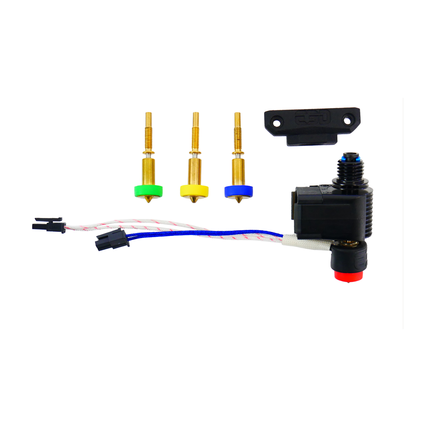 E3D Revo™ Micro Hotend with LGX Adaptor - 24V - Fully Loaded Nozzle Kit