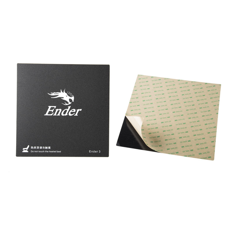 Creality 3D Ender-3 Build Surface 235x235mm with glass fiber plate and clips