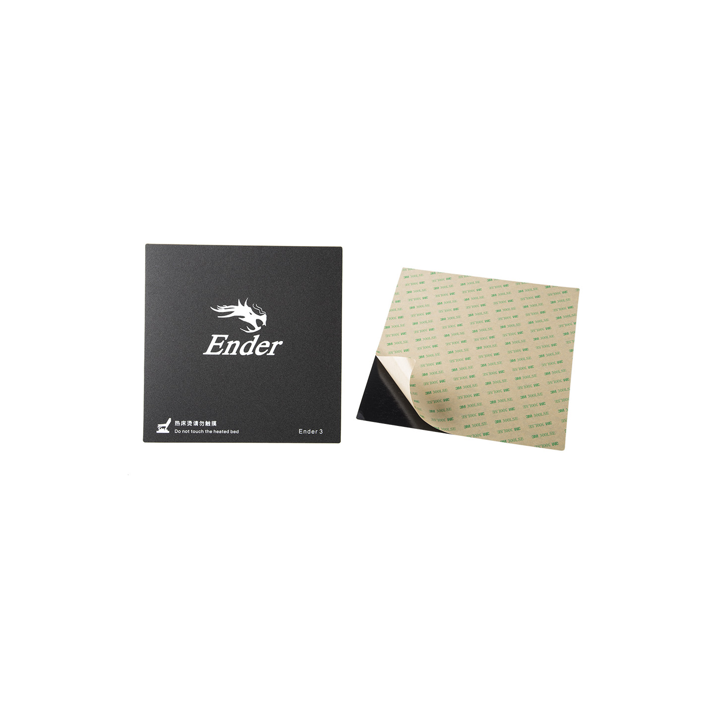 Creality 3D Ender-3 Build Surface 235x235mm with glass fiber plate and clips