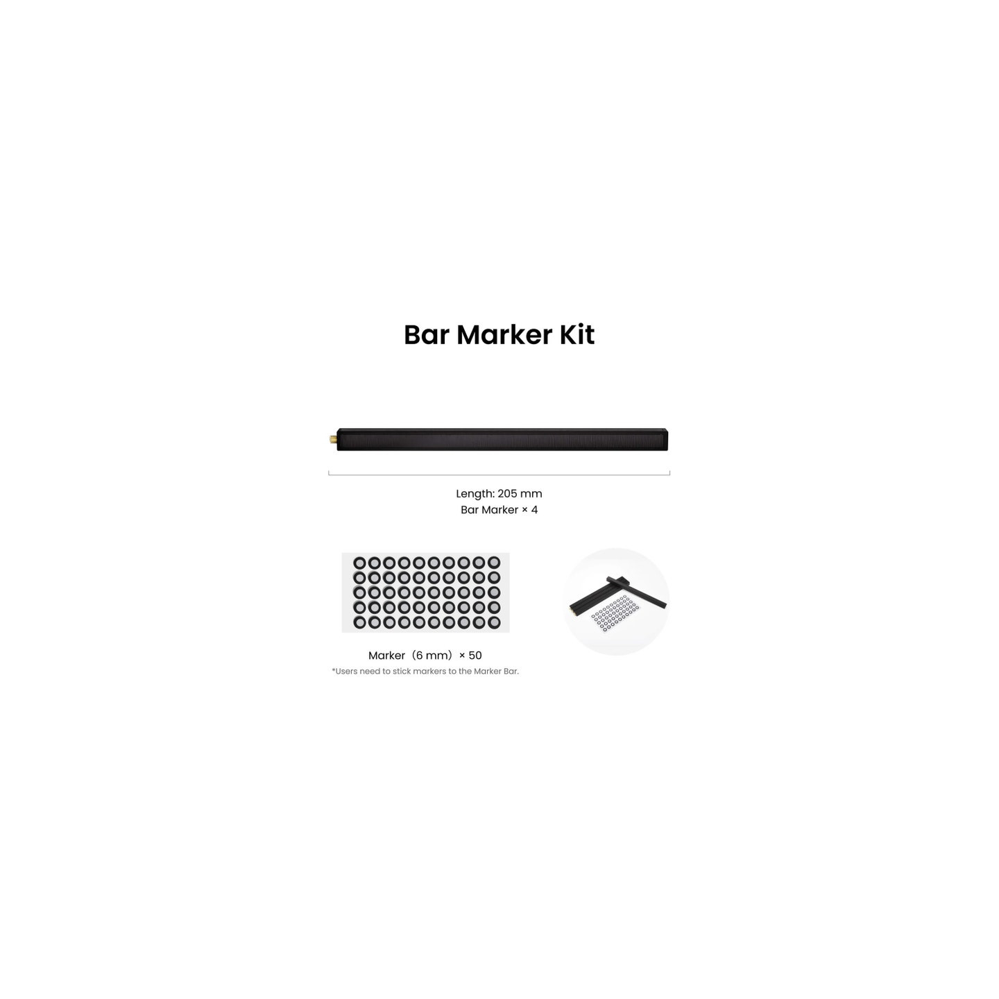 Revopoint - Bar Marker Kit
