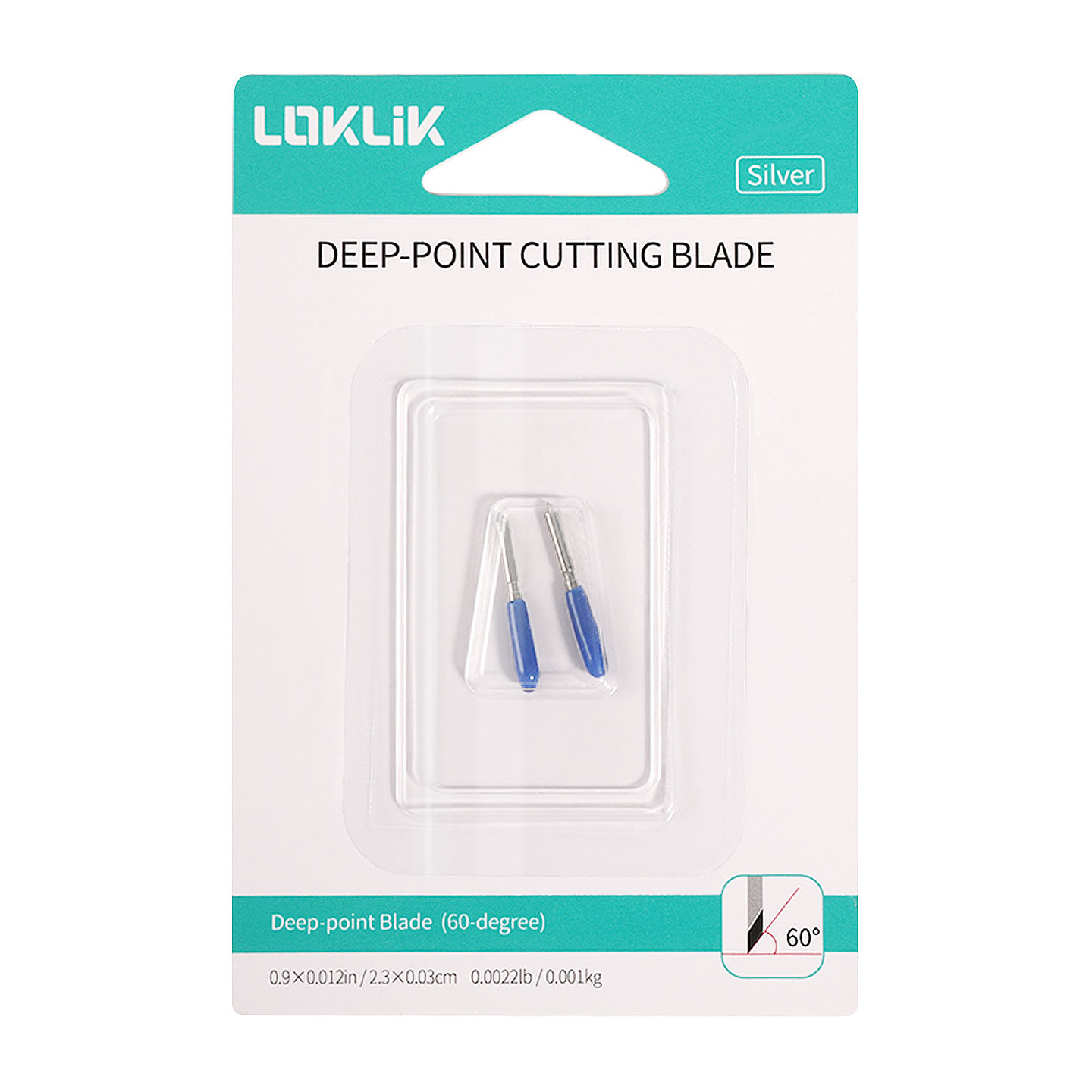 LOKLiK Cutting Blade 60° - 2-pack