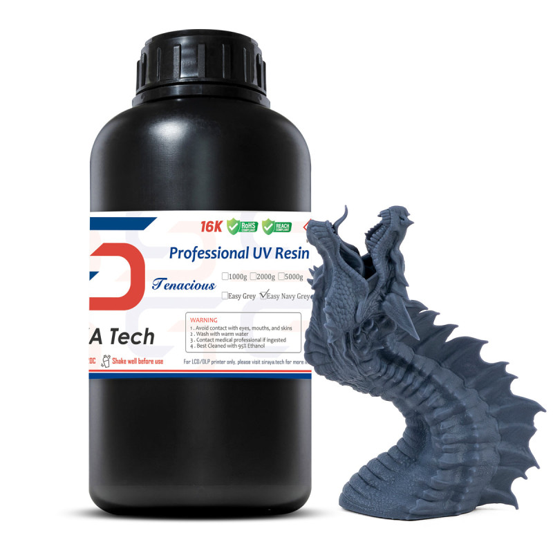 Siraya Tech - Tenacious Easy Navy Grey - 1KG Resin