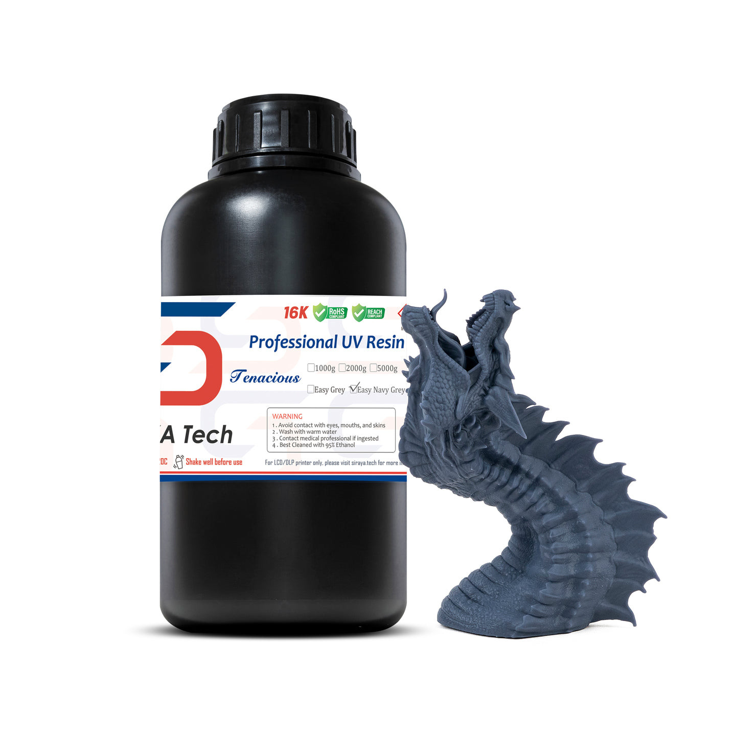 Siraya Tech - Tenacious Easy Navy Grey - 1KG Resin