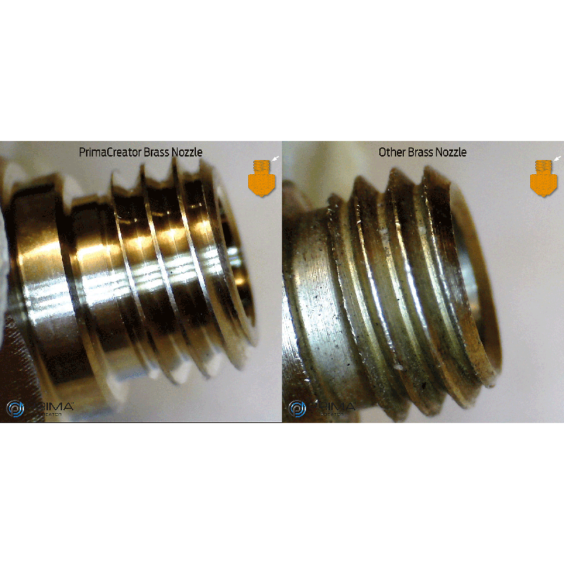 RepRap M6 Brass Nozzle 3mm -  0,6 mm - 1 pcs