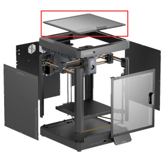 Elegoo Centauri Carbon Upper Glass Cover Assembly