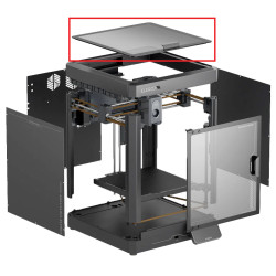 Elegoo Centauri Carbon Upper Glass Cover Assembly