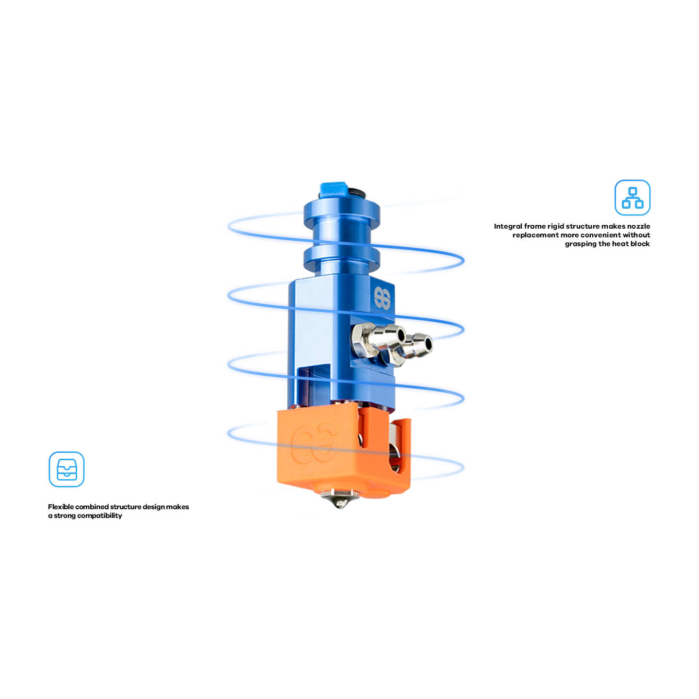 Phaetus Dragon Water Hotend - WST Blue