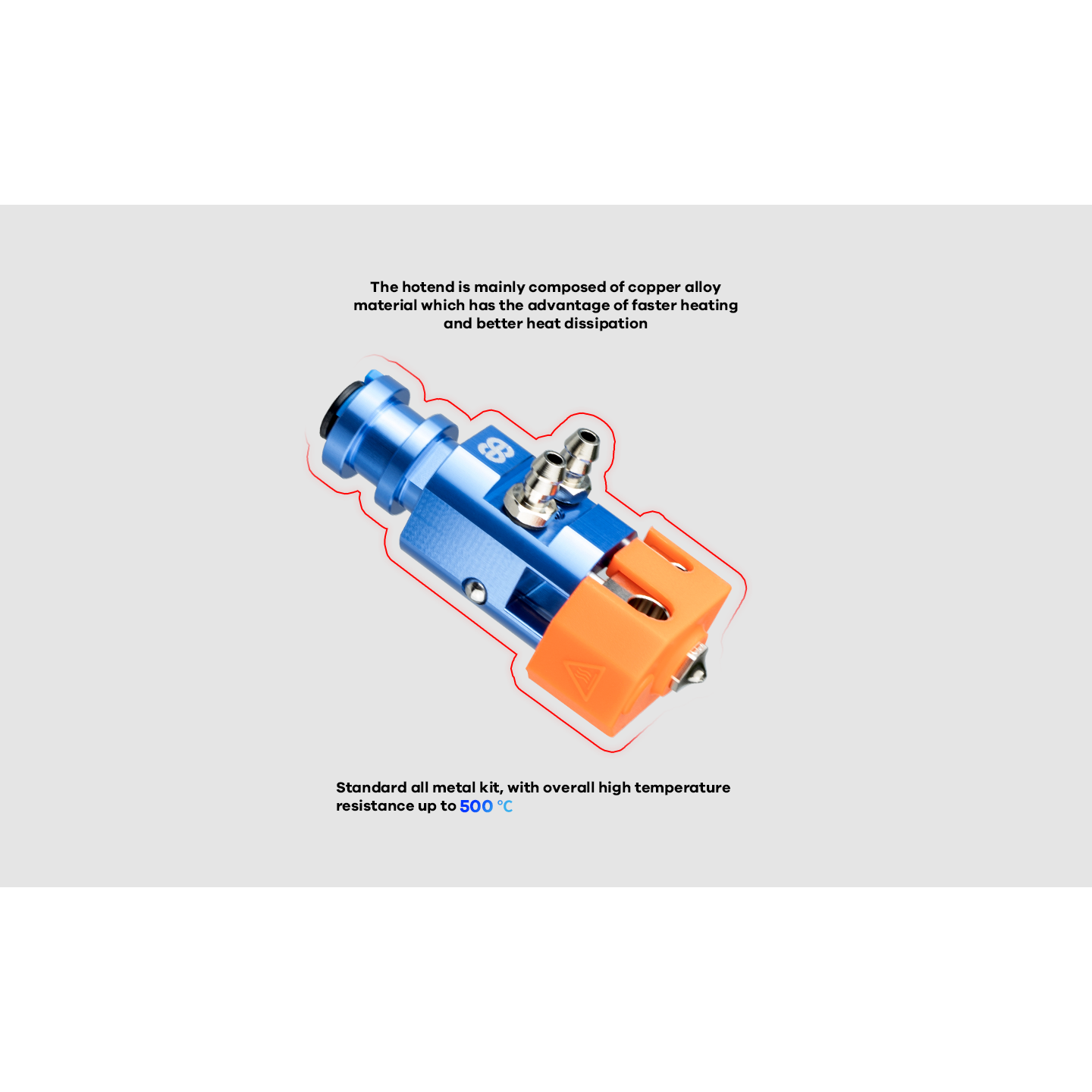 Phaetus Dragon Water Hotend - WST Blue