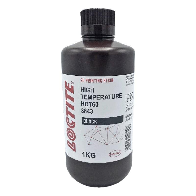 Loctite 3D 3843 HDT60 Matte Black Resin - 1 kg