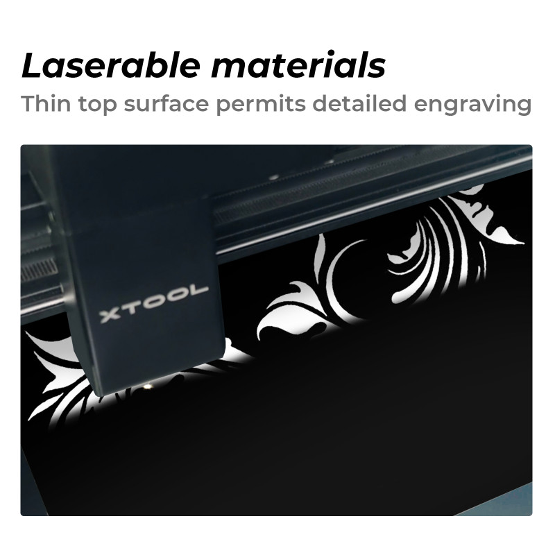 xTool 1,3mm Laser Engraving Two-Tone Plastic Sheet (5pcs)