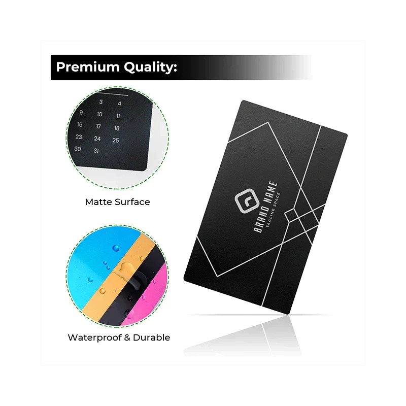 xTool Glossy Black Aluminum Business Cards (300pcs)
