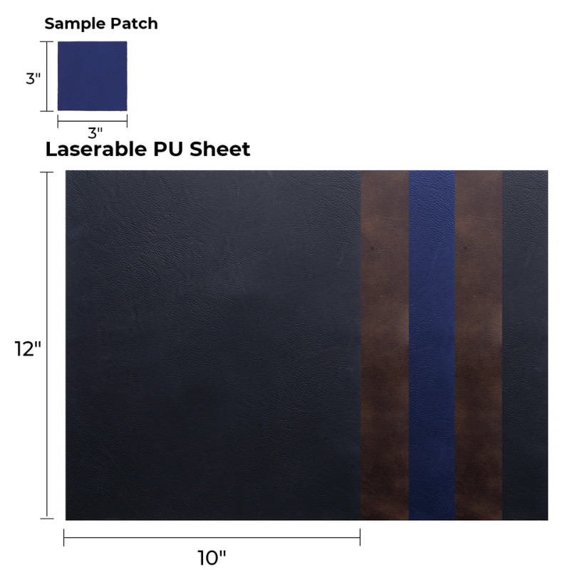 xTool Laserable PU Patch Sheet Mix Colors (5pcs)
