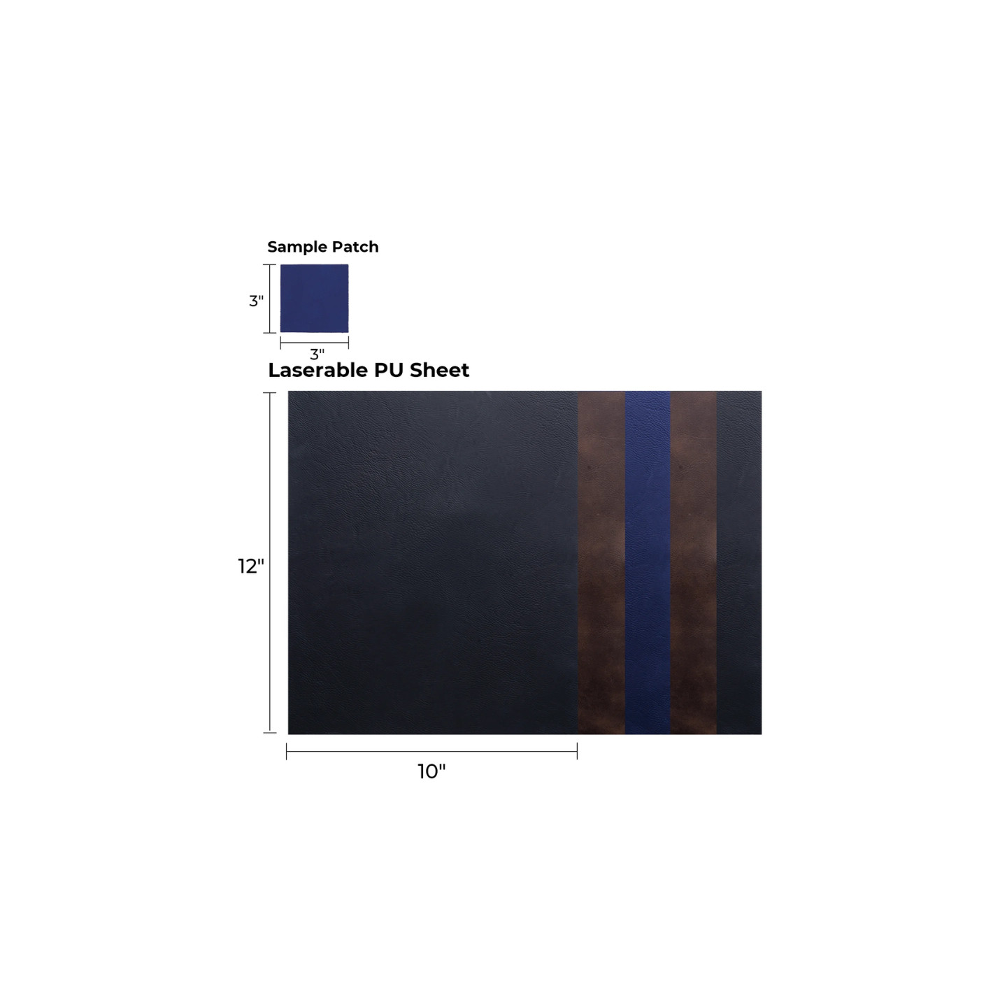 xTool Laserable PU Patch Sheet Mix Colors (5pcs)