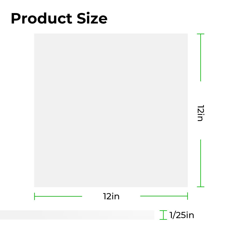 xTool 1mm Clear Transparent Glossy Acrylic Sheet Plexiglass (10pcs)