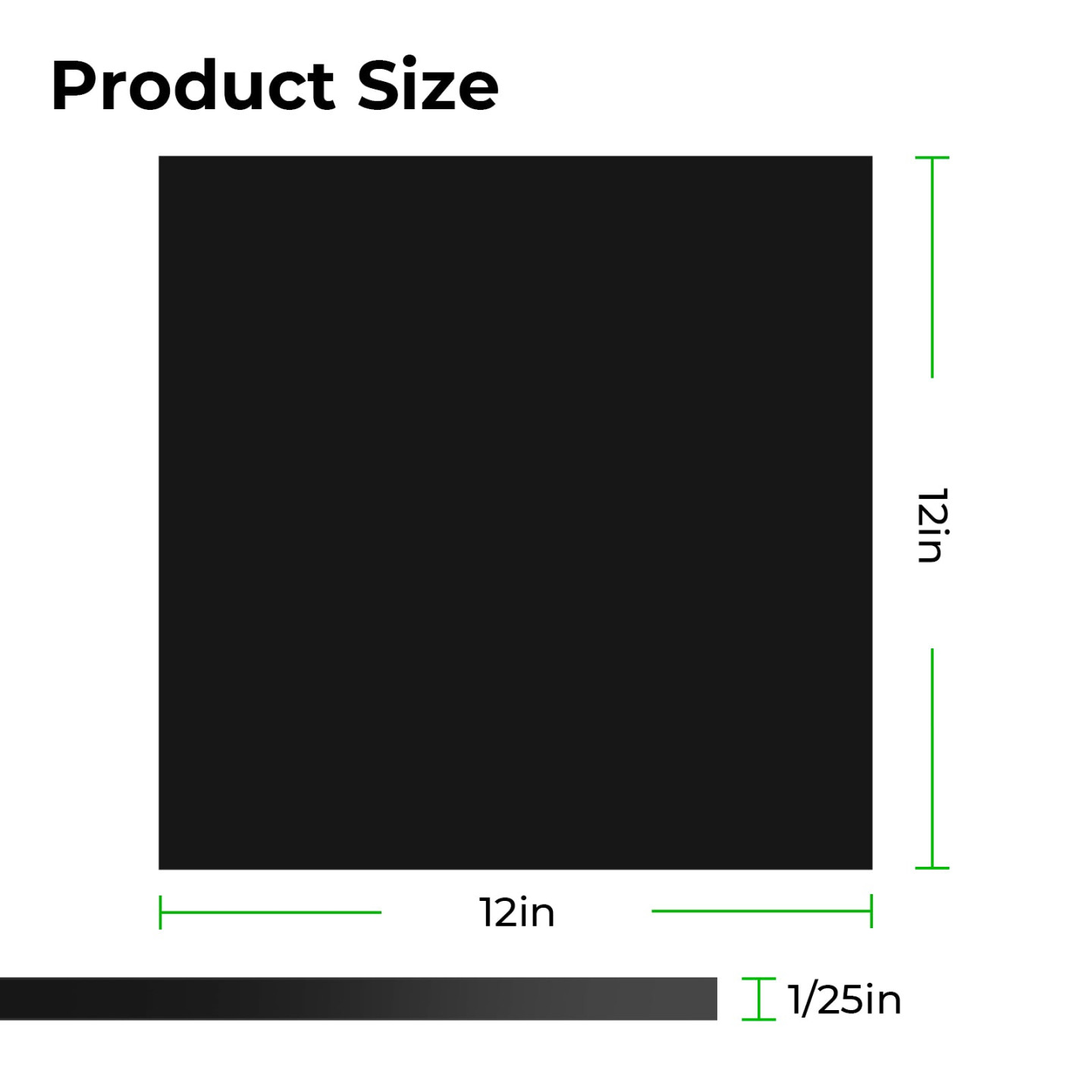 xTool 1mm Black Opaque Glossy Acrylic Sheet Plexiglass (10pcs)