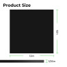 xTool 1mm Black Opaque Glossy Acrylic Sheet Plexiglass (10pcs)