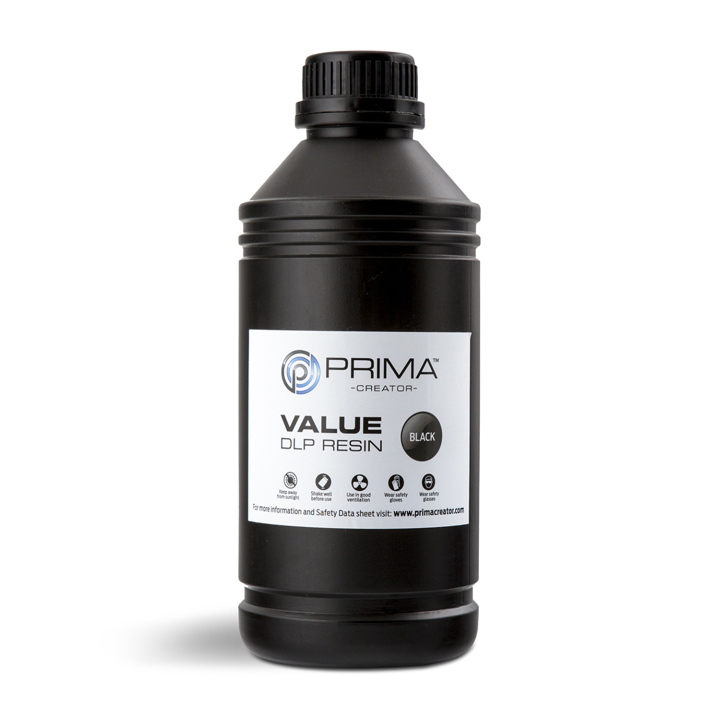 PrimaCreator Value UV / DLP Resin - 1 kg - Black