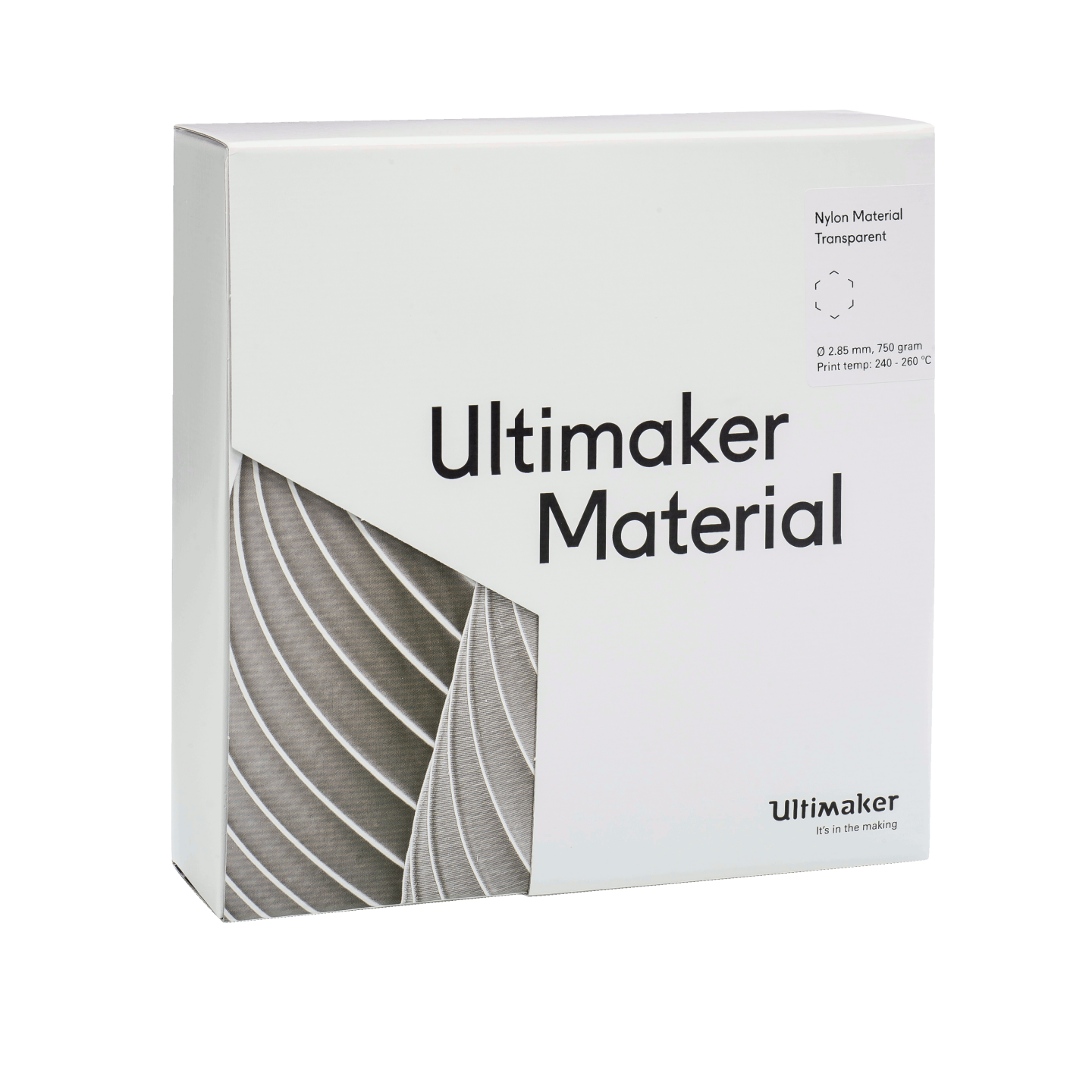 Ultimaker Nylon - 2.85 mm - 750 g - Transparent