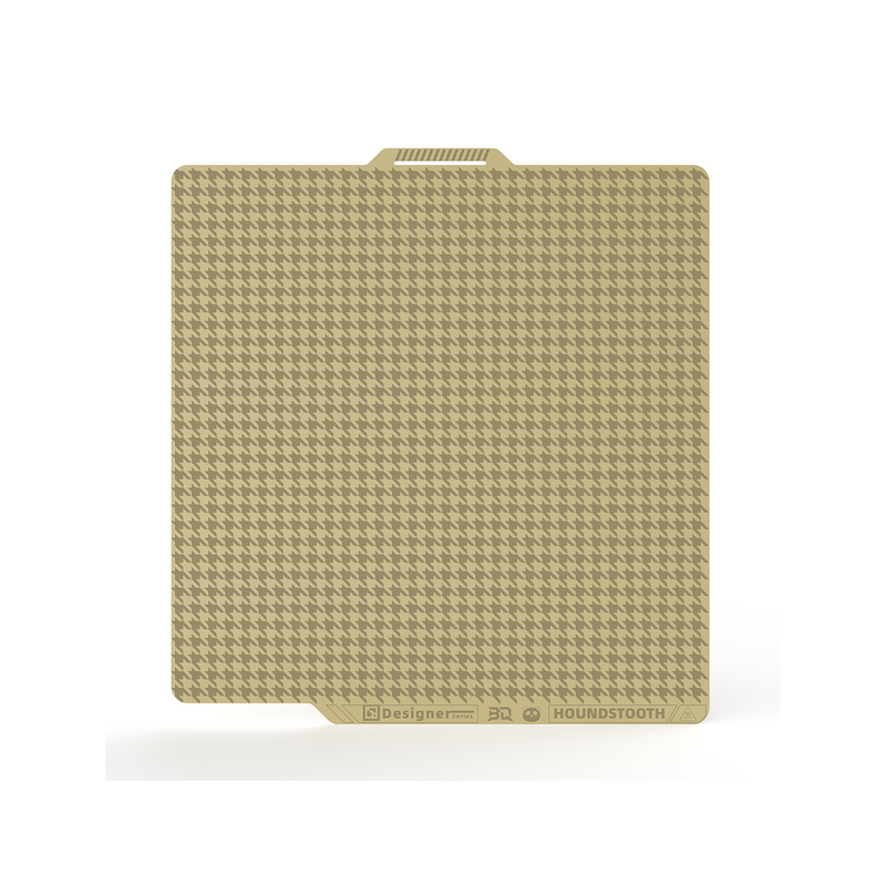 BIQU Panda Dual-textured Build Plate with Honeycomb & Houndstooth Patterns for Bambu X1/P1/A1