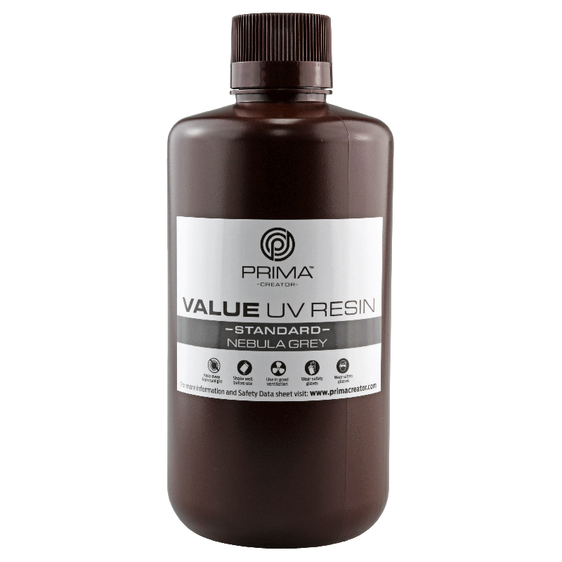 PrimaCreator Value UV / DLP Resin - 1 kg - Nebula Grey