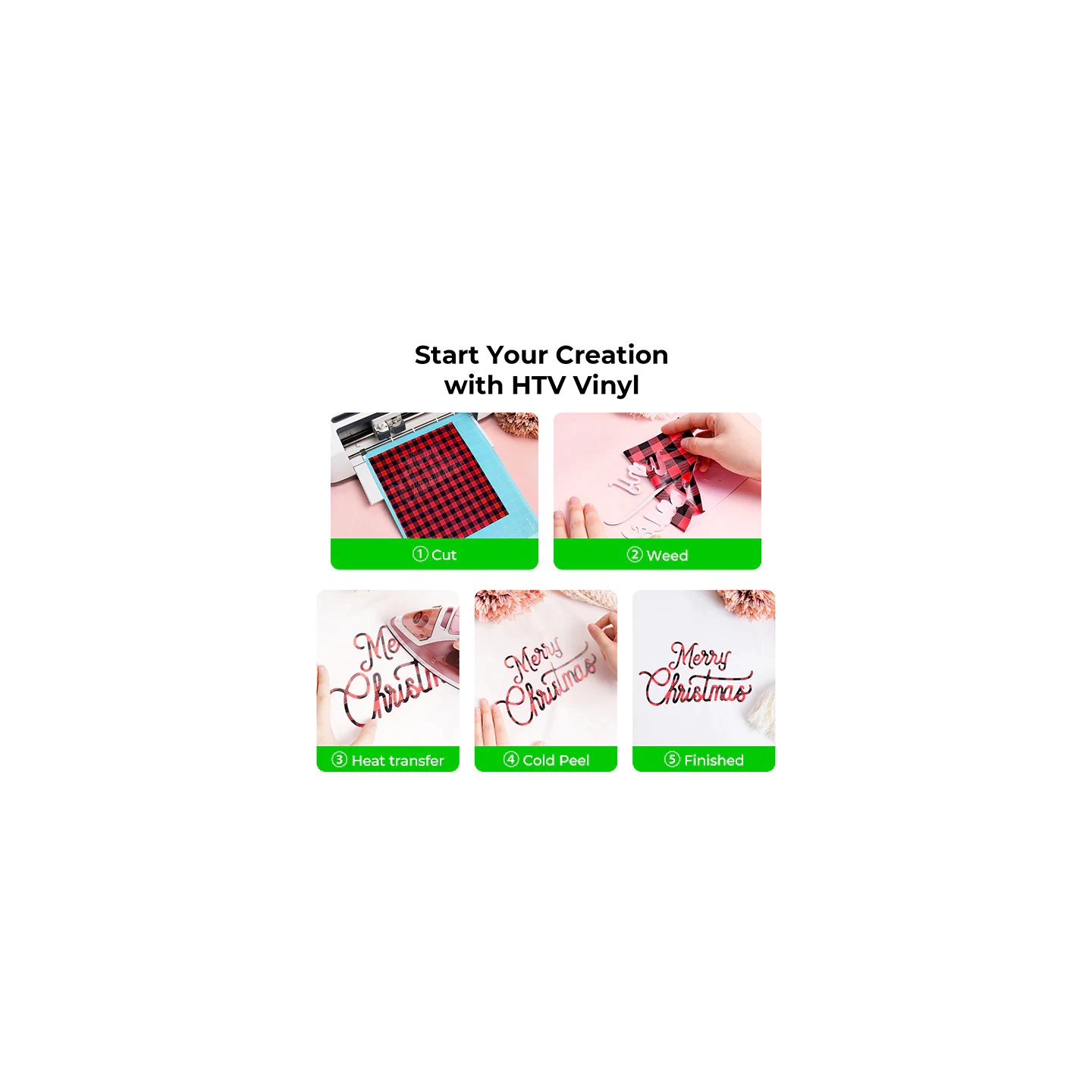 xTool Patterned Heat Transfer Vinyl - 30-pack