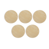 AlgoLaser Round Bamboo Coaster 5 pcs