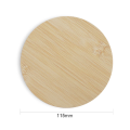 AlgoLaser Round Bamboo Coaster 5 pcs