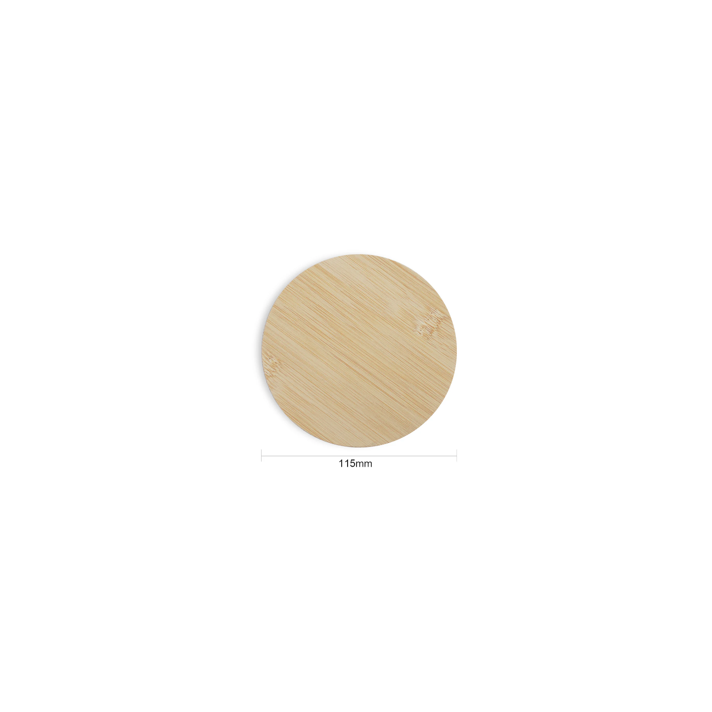 AlgoLaser Round Bamboo Coaster 5 pcs
