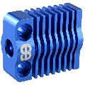 Dragonfly BMS Heatsink Body Blue