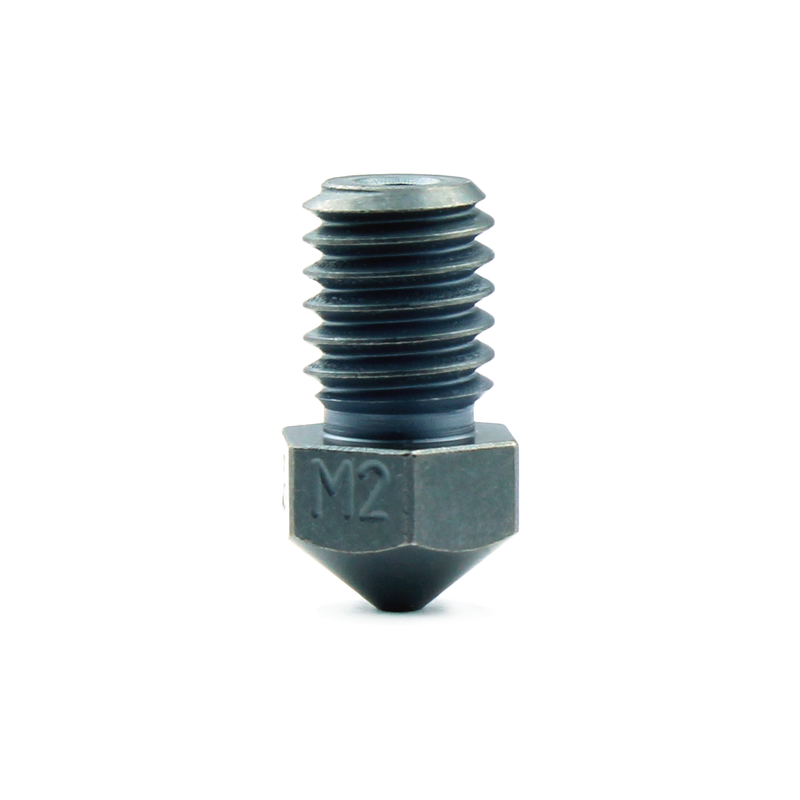 Micro Swiss M2 Hardened High Speed Steel Nozzle RepRap - M6 Thread 1.75mm Filament - 0.80mm