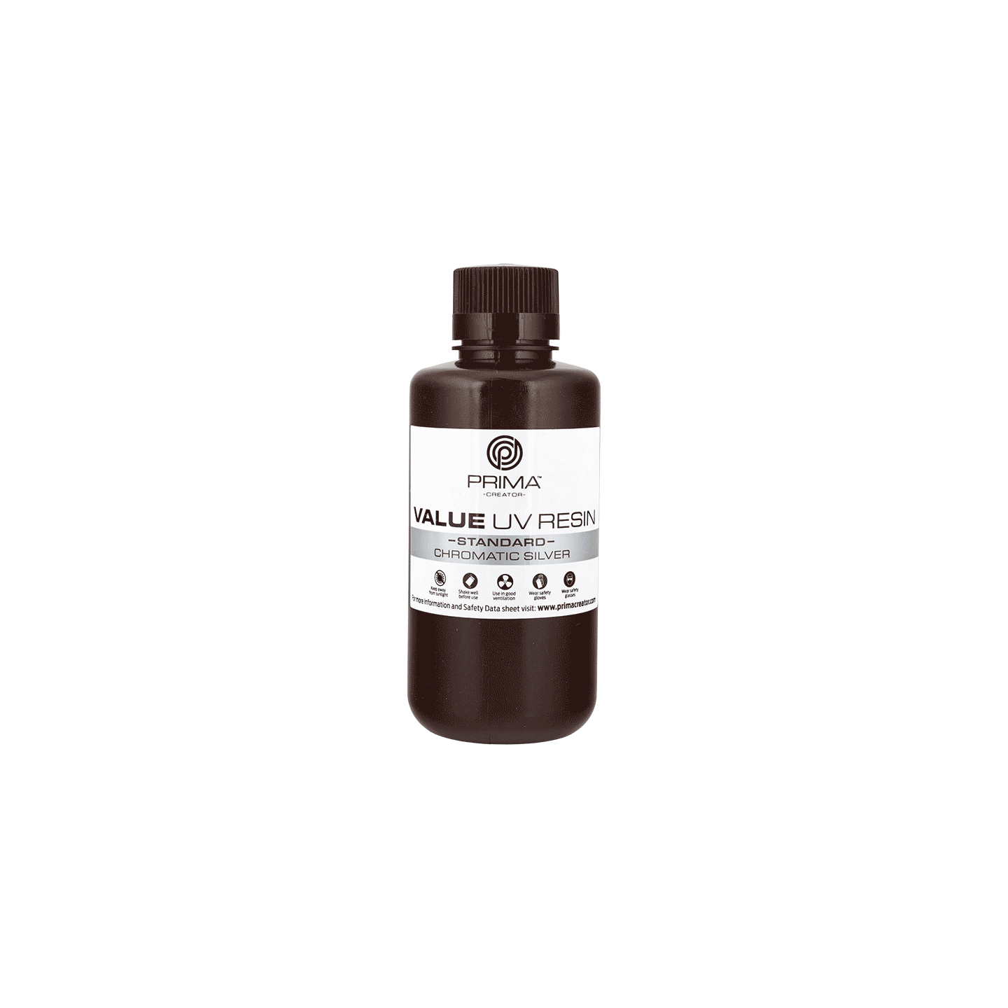 PrimaCreator Value UV / DLP Resin - 500 g - Chromatic Silver