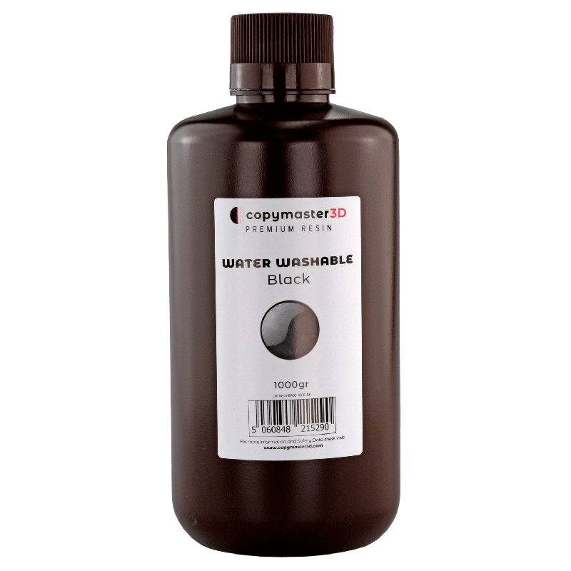 Copymaster3D Water Washable UV Resin - 1 kg - Black