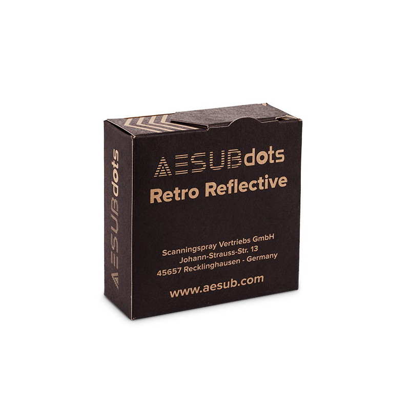 AESUBdots Retro Scanning Targets - 3mm - 3000pcs