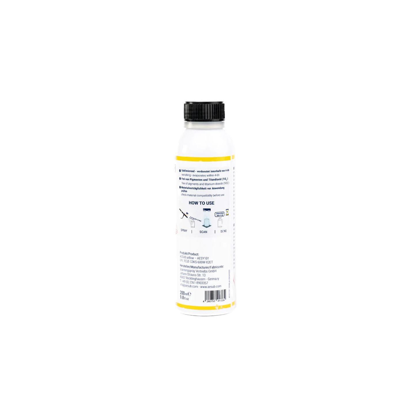 AESUB Yellow - Air Brush Solution - 200 ml