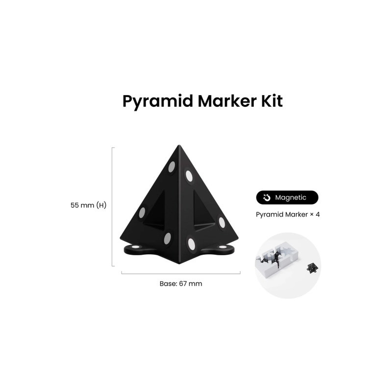 Revopoint - Pyramid Marker Kit (Magnetic）