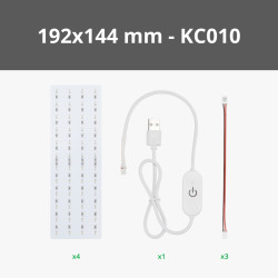 Bambu Lab Lithophane LED Backlight Board Kit (4PCS)