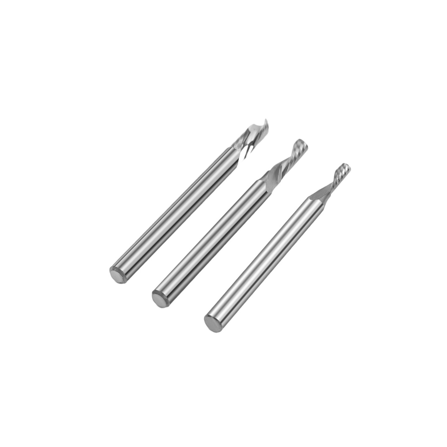 TwoTrees HRC55 3.175mm Carbide End Mill Cutter for CNC- 3pcs