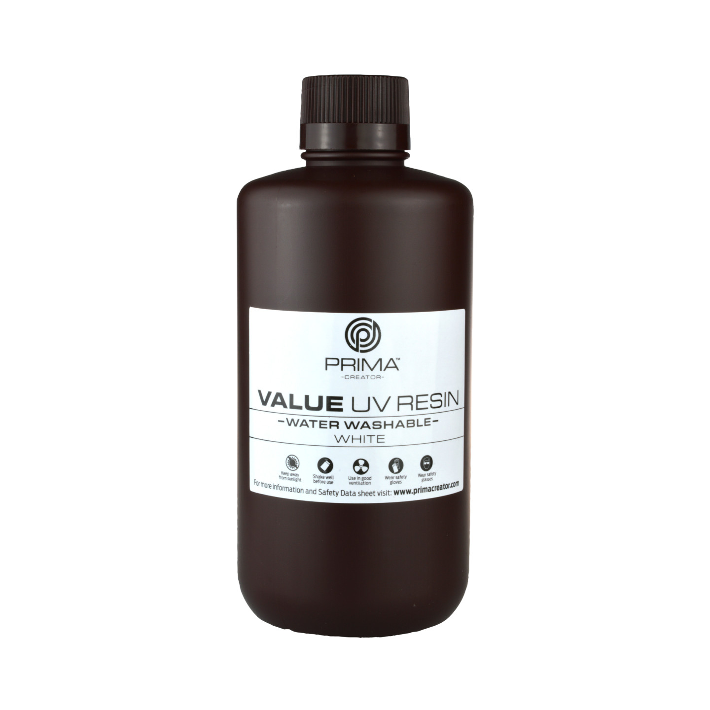 PrimaCreator Value Water Washable UV Resin - 1 kg - White